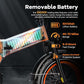 Folding Electric Bike for Adults, 20'' 1500W Peak Fat Tire Ebike, Up to 70 Miles 30+MPH Electric Mountain Bike with 52V 20AH Removable Battery, Dual Suspension, 7-Speed,UL Certified