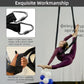 PRIOR FITNESS Aerial Yoga Straps 2m/6.6ft - Heavy Duty Circus Loops for Trapeze & Acrobatics[2 Pack],1850kg Load Capacity Medical-Grade Nylon