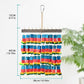 Extra Large Bird Toys, 21.6inch XL Macaw African Grey Parrot Chewing Toys, Natural Wooden Block Knots Tearing Toy Parrot Cage Accessories for Big Birds