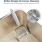 WePet Cat Litter Scoop, Aluminum Alloy Sifter, Kitty Metal Scooper, Deep Shovel, Long Handle, Poop Sifting, Kitten Pooper Lifter, Durable, Heavy Duty, for Litter Box