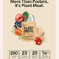 Plant Meal Replacement Shake - Vanilla - 25g of Plant Based Vegan Protein Powder, 76+ Organic Superfoods, Vitamins & Minerals, Mushrooms, Super Greens, Digestive Enzymes & Probiotics - 1 Serving