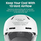 Retrospec Comstock Ski Helmet - Snowboard Helmet for Adults & Youth - Adjustable Fit Snow Helmet with Protective Shell and Breathable Vents for Men, Women, Boys & Girls