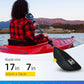 OCEANBROAD Kayak Paddle 86in/218cm, 90.5in/230cm Alloy Shaft 2-Piece Floatable Kayak Oar for Kayaking Canoeing Boating