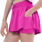 EXARUS Girls Butterfly Shorts Flowy Dance Skirt Cheer Skorts Athletic Tween Clothes Teen Preppy Outfits Flutter Kids