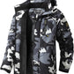 Men's Ski Jacket Warm Winter Snow Coat Waterproof Mountain Windbreaker Snowboarding Jacket Hooded for Hiking Traval