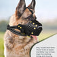 Dog Muzzle, Leather Basket Soft Muzzles Medium Large Breeds, Pitbull Dog Muzzle Amstaff Staffordshire Terrier, German Shepherd Dalmatian Doberman Adjustable (M)