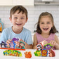 Vileafy Montessori Wooden Animal Toys for 3 4 5 Year Old Boys and Girls, 10 Pack Balance Blocks with Beam & Base, Toddler Stacking Toys Games, Educational Preschool Toys for Birthday Gifts