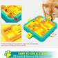 Dog Puzzle Toy Mental Stimulation - Level 3 in 1 Dogs Food Feeder Puzzle, Dog Treat Puzzle Feeder (Advanced-Blue Board)