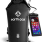 Earth Pak Waterproof Dry Bag - Roll Top Waterproof Backpack Sack Keeps Gear Dry for Kayak with Waterproof Phone Case