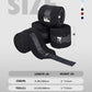 Harrison Howard Horse Polo Wraps Upgrade with Bling Leg Wraps for Horses 4-Pack Fleece Leg Wraps Stable Supplies Black M