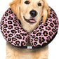 CuteBone Inflatable Dog Neck Donut with Removable Soft Fleece Covers for Small/Medium/Large Dogs and Cats After Surgery GWB10XL