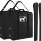 SIRUITON 2Pack Dog Playpen Storage Bag, Fits 32" H 8 Panels and 9 Stakes，Suitable for Foldable Exercise Pet Playpen, Dog Fence Travel Bag, with Reinforcing Plate & Shoulder