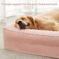 BFPETHOME Orthopedic Dog Beds for Large Dogs-Waterproof Sofa Pet Bed with Removable Washable Cover, Big Dog Bed with Waterproof Lining and Nonskid Bottom,Pet Bed for Large Dogs