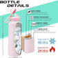 40 oz Insulated Water Bottles with Straw & Auto Chug Lid, Paracord Handle, Metal Flask Keep Cold-48H & Hot-24H, Double Vacuum Stainless Steel Travel Jug with Carrying Case for Gym Workout Running