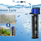TARARIUM Aquarium Filter 400GPH for 55-75 Gallon Fish Tank, Biochemical Quiet Submersible Internal Powerful Pump Air Supply, Wave Maker 4 in 1, Small Ponds, Saltwater & Freshwater Crystal Clear