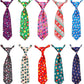 PET SHOW 10pcs Christmas Medium Dog Ties Neckties for Large Dogs Adjustable Holiday Grooming Accessories Neck Ties Bowties Girl Boy Festival Costumes Puppies Cats Photography Party Gift Favor