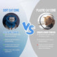 Cat Recovery Collar, Soft Adjustable Cone for Cats and Kittens, Lightweight Waterproof Elizabethan Collar for After-Surgery Care, Prevent Licking and Scratching, Neck Protector for Pets（Lake Blue,S）