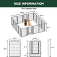 FXW Rollick Unleashed Dog Playpen for Indoor, Yard, RV Camping, 40 inch 16 Panels for Medium and Large Dogs│Patented