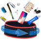 AONIJIE Hydration Belt Running Fanny Pack, with 250ml Soft Water Bottle Flask Phone Holder for Trailing Running Climbing Jogging Cycling Workout Fitness 3 Colors (Blue, M/L)
