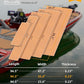 FOCEAN Boat Flooring EVA Foam Boat Decking Faux Teak Marine Flooring Boat Mat Boat Carpet Sheet for Motorboat RV Yacht Kayak Surfboard, 94.5"x 47.2"/35.4"/23.6"/15.7"