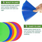 Spot Markers 9 Inch Non Slip Rubber Floor Markers Flat Field Cones Poly Dots for Soccer Basketball Sports Speed Agility Training and Drills