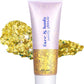 Body Face Glitter Makeup for Kids Women, Sparkly Chunky Hair Glitter, Mermaid Birthday Decorations Rave Outfits for Women (Gold Body Glitter)