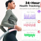 Sleep & Fitness Tracker Wristband for Women Men | 24/7 Heart Rate, Blood Oxygen & Stress Monitor | Step & Calorie Counter | IP68 Waterproof Activity Tracker, No Subscription Fee (Pink)
