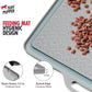 Tuff Pupper 18x12 Small Dog Feeding Mat for Food and Water | Dog Feeding Mats for Floors | Waterproof Puppy Water Bowl Mat | Dogs Placemats Pet Food Tray | Silicone Eating Mats for Cats and Cat Bowls
