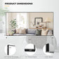27x40 Inch Black Bathroom Mirror for Wall, Aluminum Frame Rectangle Rectangular Vanity Mirror, Modern Large for Bedroom, Living Room, Horizontal or Vertical