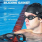 ZIONOR G1 Lite Swim Goggles with Swim Cap Comfortable Anti-fog Swimming Goggles Cap Set for Adult Men Women