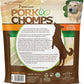 Pork Chomps Roasted Pork Skin Dog Chews, 6-inch Rib Shapes, 10 Count (Pack of 2)
