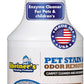 Sheiner's Pet Stain Remover & Pet Odor Eliminator, Advanced Cleaning Bio-Enzyme Cleaner Solution for Carpets, Rugs, Upholstery & Multi-Surfaces, Safe for Pets & Kids. (32 oz)