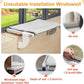 Sunhoo Cat Window Perch Hammock Kitty Bed for Windowsill Bedside Large Cats Shelf Seat inside with Adjustable Ledge Sturdy Removable Cover Easy Assembly No Suction No Drill Hold 40lbs 26.54*13.58in(L)