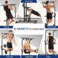 BangTong&Li Power Tower, Pull Up Bar Dip Station/Stand for Home Gym Strength Training Workout Equipment