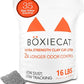 Boxie® Extra Strength 35 Day Odour Control Clumping Clay Cat & Kitty Litter 16lb, 99.9% Dust-Free, Probiotic Formula, Long-Lasting, Veterinarian Approved, Easy Scooping for Multi-Cat Homes