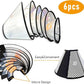 Adjustable Dog Cone Collar After Surgery Soft Cone of Shame Alternatives for Dog Cat Puppy Plastic Elizabethan Collar for Dogs from Licking Biting Scratching Wounds(S,Neck:7.1-8.7in)