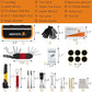 Bicycle Tire Patch Repair Kit, Bike Chain Repair Wrench, Essential Mini Pump, Portable Adult Bicycle Toolkit Accessories,Tool Kit for Camping Travel, Best Gifts for Men and Women