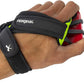 Noxgear Hand Held Phone Holder - Handheld Grip Phone Holder with Key Fob & Card Slot for Running, Jogging & Working Out - Compatible with All Phones - Machine Washable (Lime, Left Hand)