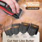 TS066 Professional Cordless Dog & Cat Clippers - Wide Blade Low Noise Pet Hair Trimmer for Thick & Long Coats, Quiet Grooming Kit for Large Breed Dogs & Cats with 180min Battery Life