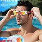 Swim Goggles, Unisex Adult Swimming Goggles Anti Fog Anti UV No Leakage Wide View for Men Women Youth