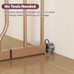 29"-40" Baby Gate for Stairs, Auto Close Stroller Friendly Dog Gate Indoor for Doorways, Pressure Mounted Baby Gate, Easy Walk Through Gate for Children & Pets, Brown