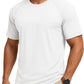MAGCOMSEN Men's Short Sleeve UPF 50+ Sun Protection Shirts Quick Dry Athletic T-Shirt Hiking Running Swimming Rash Guard
