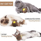 AREIIA Catnip Ball Toy for Cats Catnip Refillable Scratcher Ball Kitty's Faithful Playmate Reduce Obesity and Loneliness CSB01BR