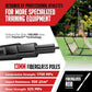 Soccer Rebounder, 2-in-1 Soccer Rebound Net, 6'x4.7' Large Net & 6'x16" Small Net, Soccer Bounce Back Net Practice for Team Volley Passing Solo Training, Football Trainer with Carry Bag Cones