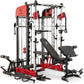 Marcy Pro Deluxe Smith Cage Home Gym System for Weight Training SM-7553