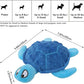 Adpartner Crinkle Dog Toys, 2 Pack Stuffed Turtle Dog Toys Squeaky Plush Dog Toy to Keep Them Busy, Interactive Dog Squeaky Toys for Small to Medium Dogs Teething Training Reduce Boredom