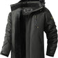 Men's Ski Jacket Warm Winter Snow Coat Waterproof Mountain Windbreaker Snowboarding Jacket Hooded for Hiking Traval