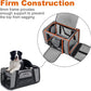 Pet Carrier for Medium Large Cats and Dogs, Dog Carrier Travel Bag with Adequate Ventilation, 5 Mesh Windows, 3 Entrance, Locking Safety Zippers, Padded Shoulder and Carrying Strap, Large