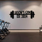 Luxury Personalized Gym Metal Sign, Custom Home Gym Decorations, Gifts for Fitness Lovers, Workout Room Decor, Gym Signs, Christmas Gifts 9