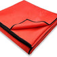 Flow Hydro Sport Towel - Microfiber Quick Dry Swimming Towels for Swim, Pool, Triathlon, and Other Water Sports in Medium, Large, Extra Large, and Hooded Sizes (Red, Medium (48" x 24"))